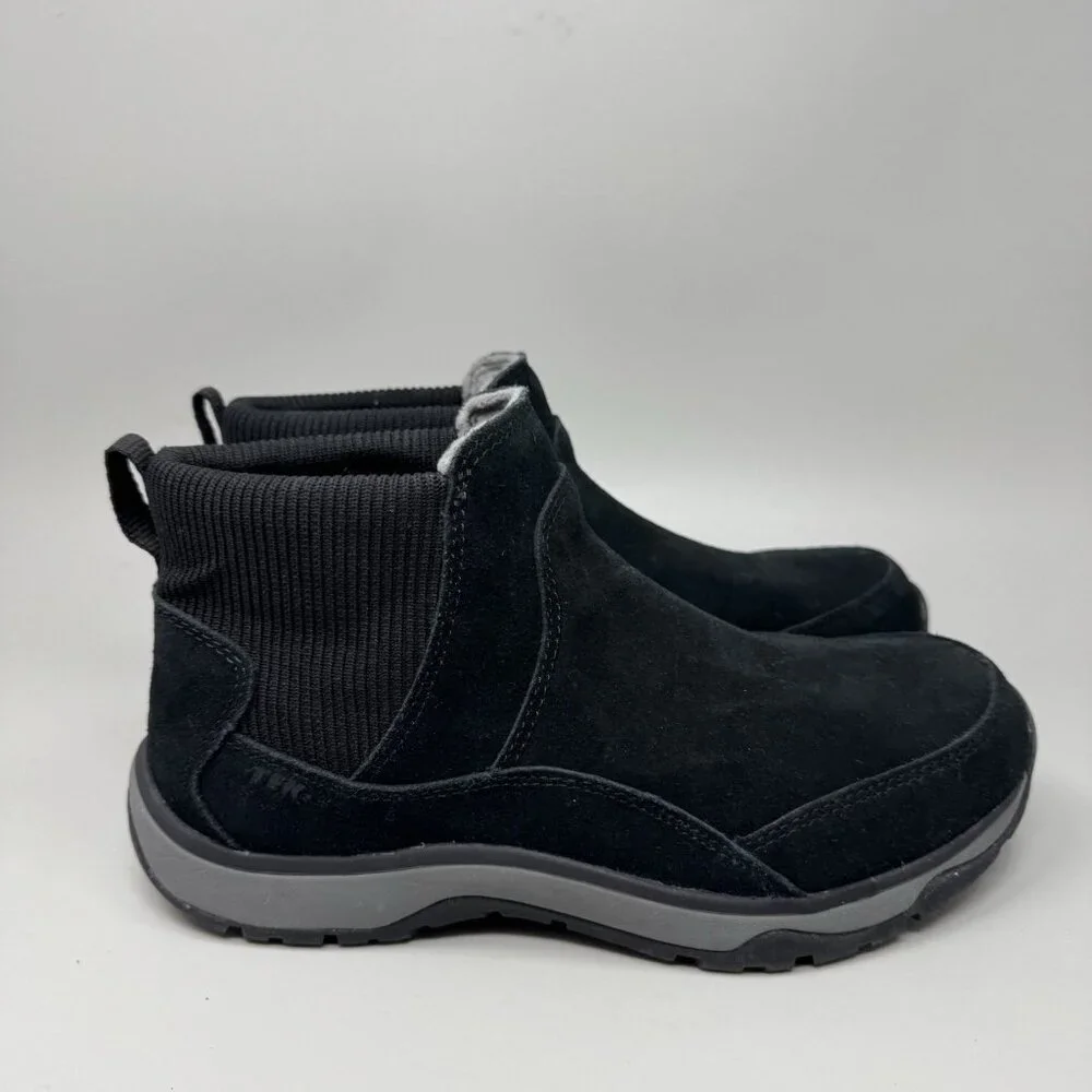 L.L.Bean Tek 2.5 Women’s 8 Waterproof Insulated Suede Slip On Winter Boots - Picture 1 of 10